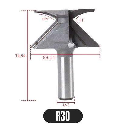 R18/R30 1/2 hüvelykes szárú faipari marómaró bit