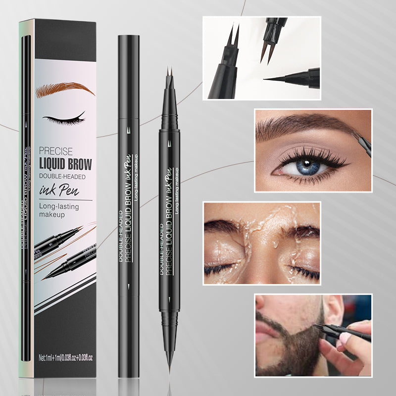 🔥Limited Time Sale - Buy 3 Get 5 Free🔥 2 in 1 Liquid Eyebrow Pen - Waterproof & Sweatproof