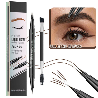 🔥Limited Time Sale - Buy 3 Get 5 Free🔥 2 in 1 Liquid Eyebrow Pen - Waterproof & Sweatproof