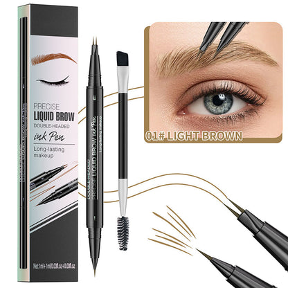 🔥Limited Time Sale - Buy 3 Get 5 Free🔥 2 in 1 Liquid Eyebrow Pen - Waterproof & Sweatproof